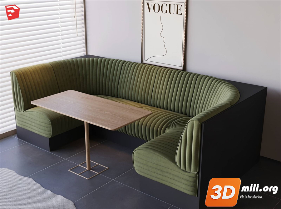 Cafe Furniture Skp Files 